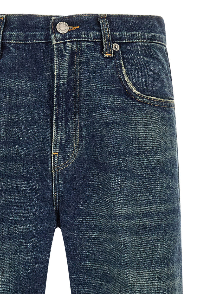 Blue High Rise Jeans 3