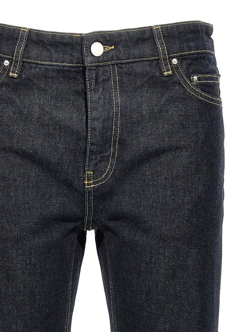 Blue Low Rise Jeans 3