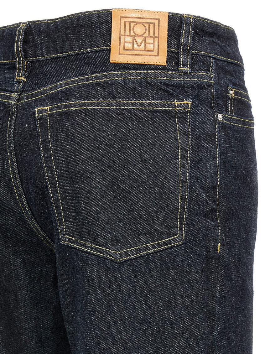 Blue Low Rise Jeans 4