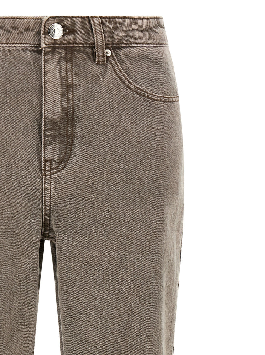 Brown High Rise Jeans 3