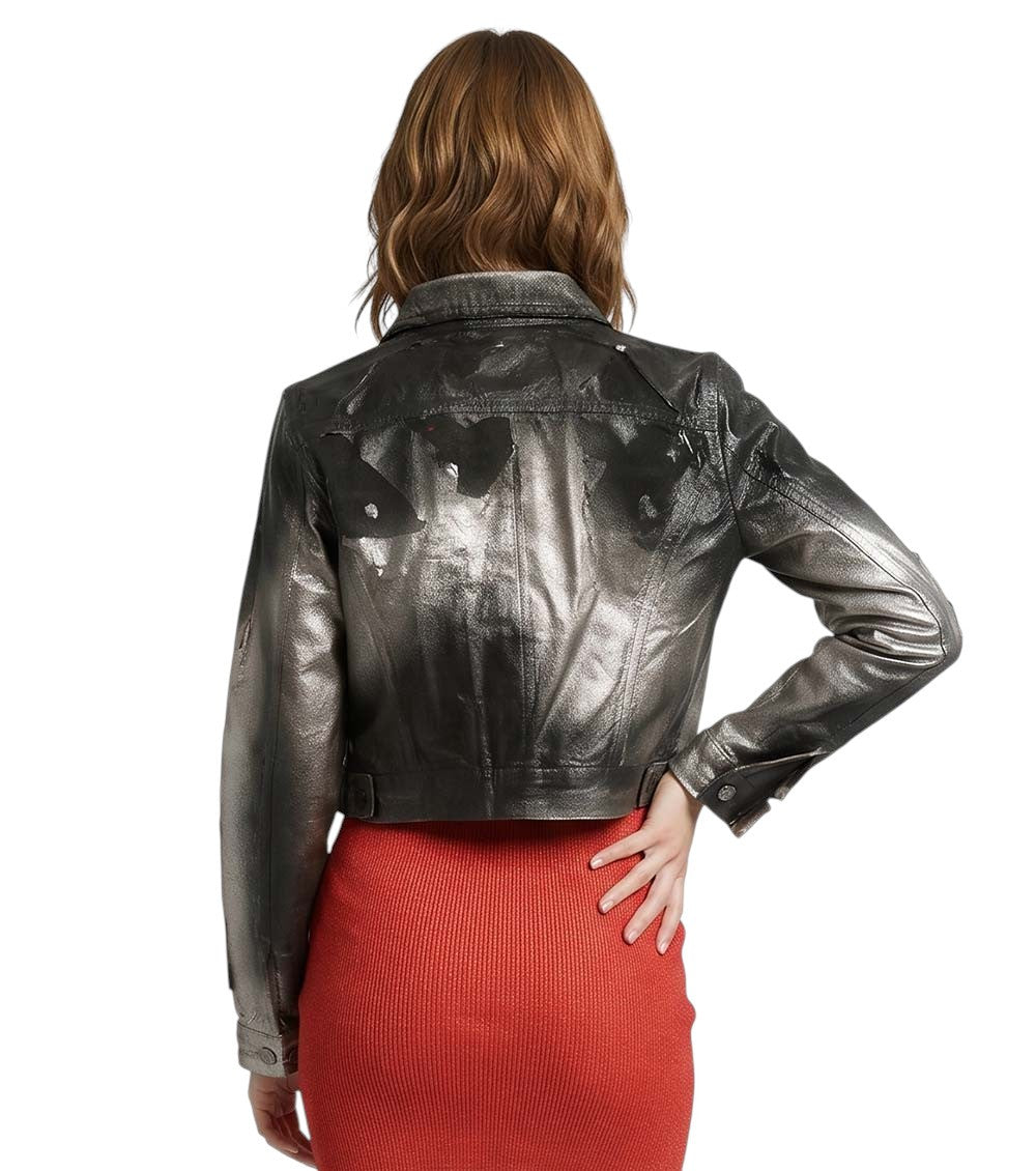 Black Shirt Collar Jacket 2
