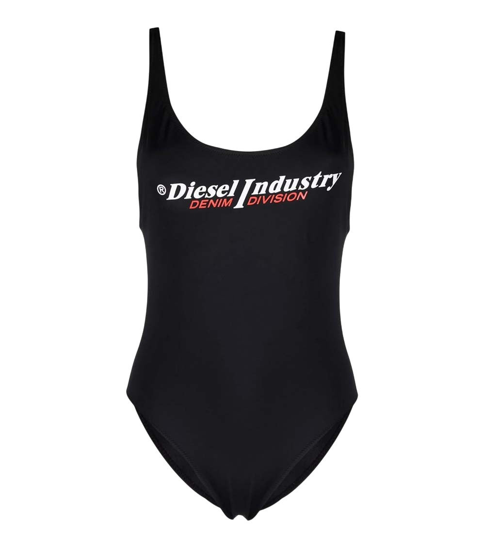 Black Logo Swimwear 1