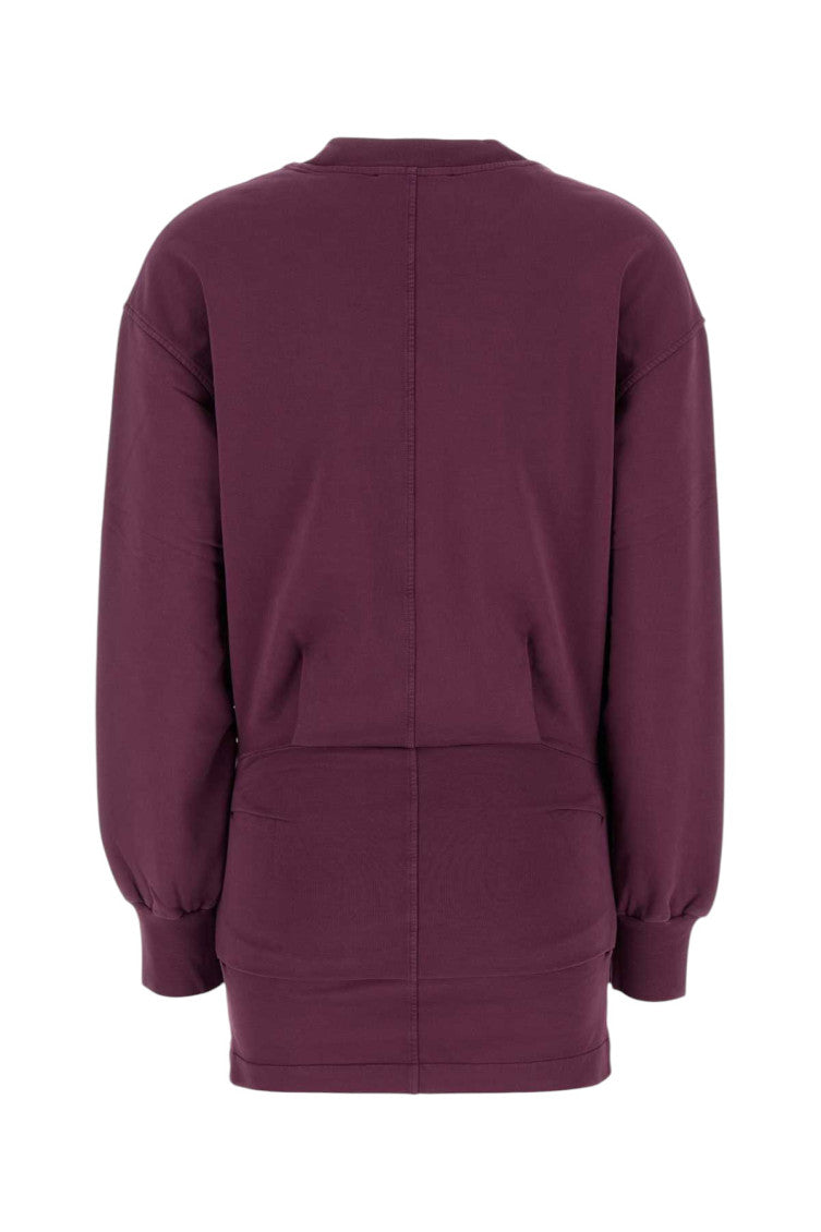 Purple Logo Crew Neck Mini Dress 2