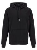 Black Regular Solid Hoodie 1