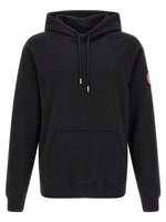 Black Regular Solid Hoodie 1