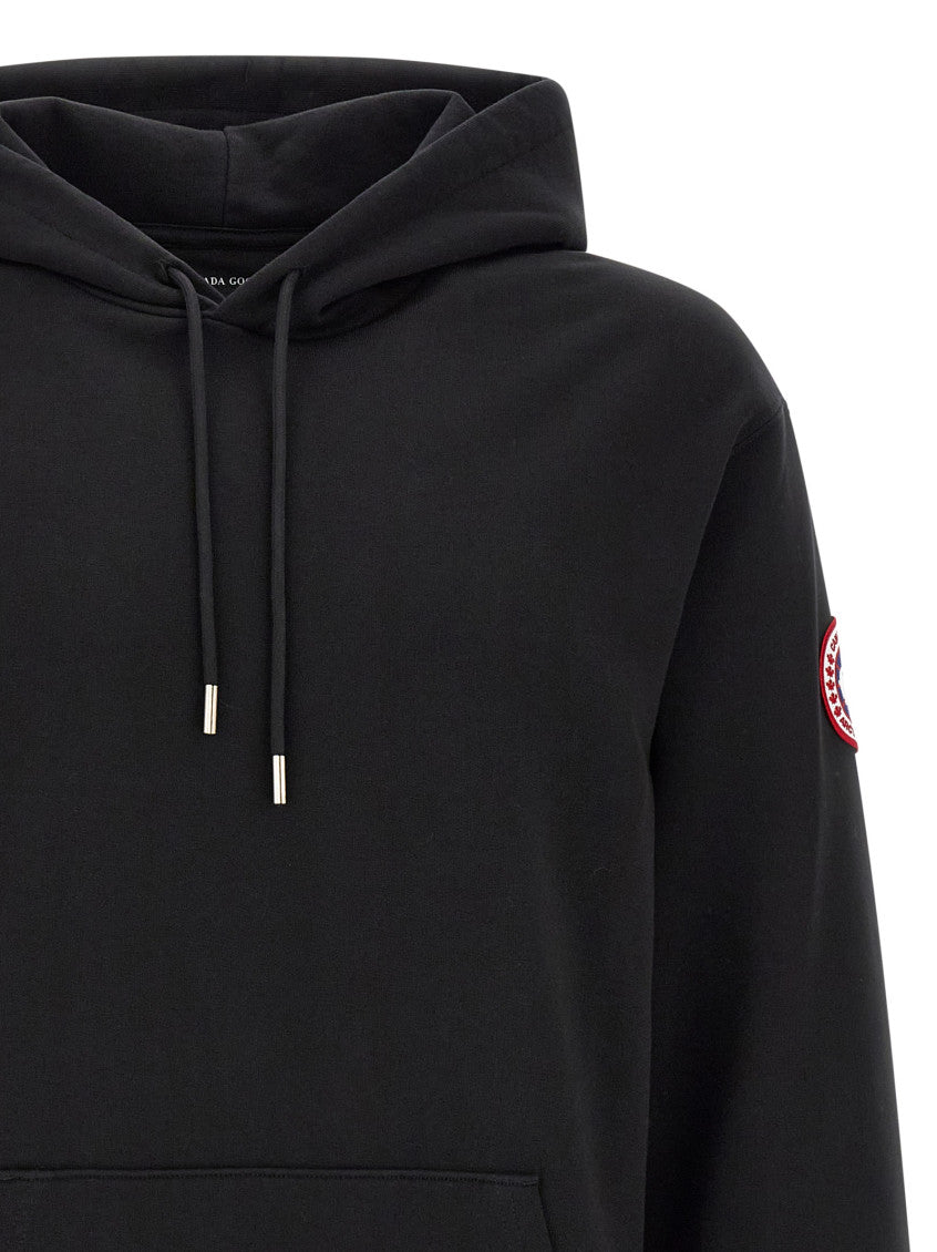 Black Regular Solid Hoodie 3