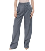Sky Blue Carrot Pleated Pants 1