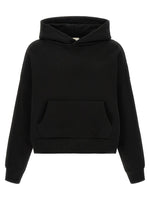 Black Relaxed Solid Hoodie 1