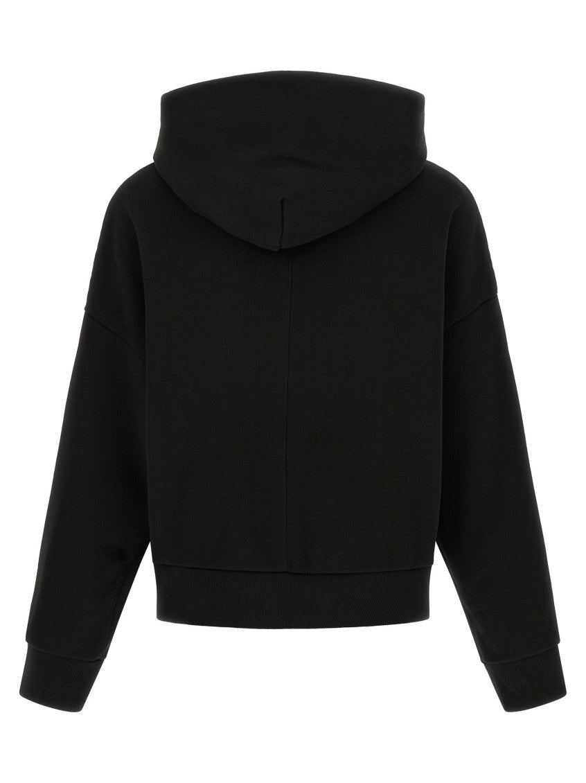 Black Relaxed Solid Hoodie 2
