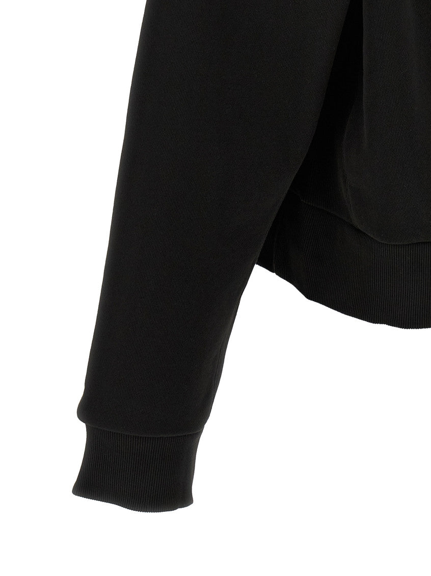 Black Relaxed Solid Hoodie 4