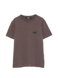 Brown Logo Crew Neck T-Shirt 1