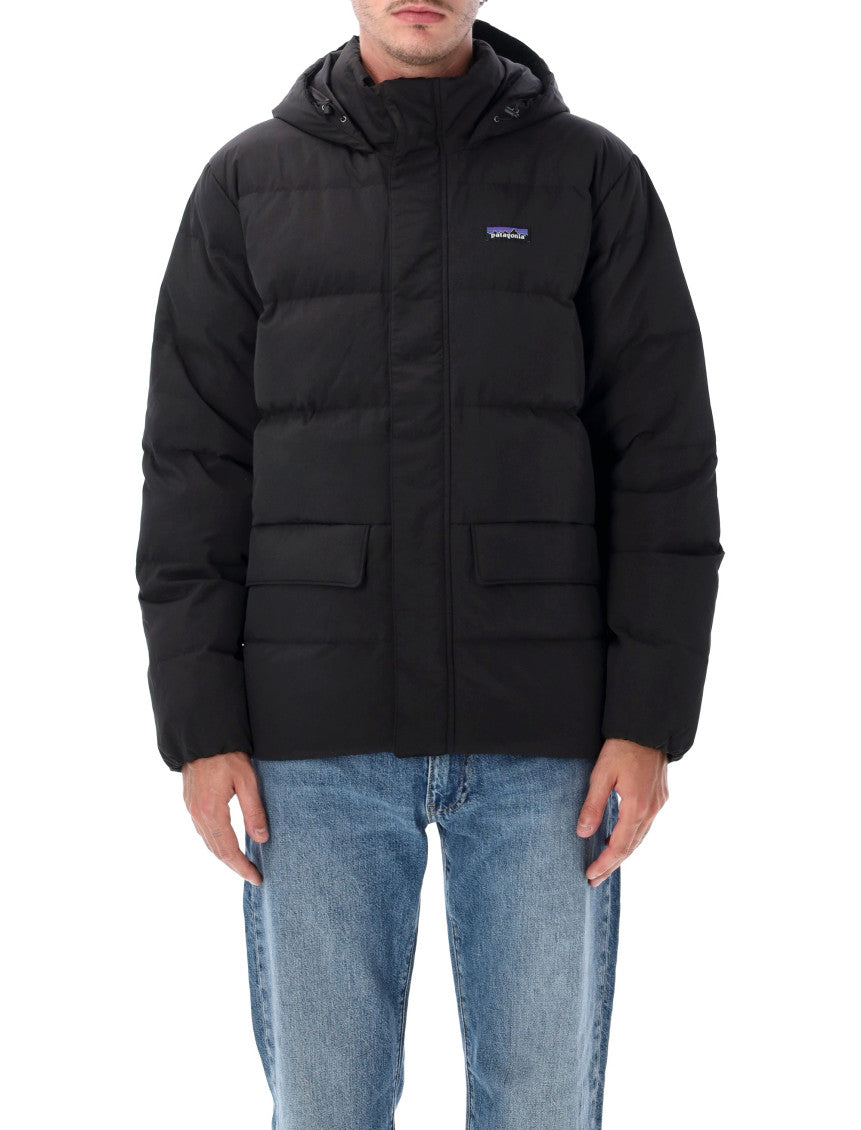 Black Quilted Hood Jacket 1