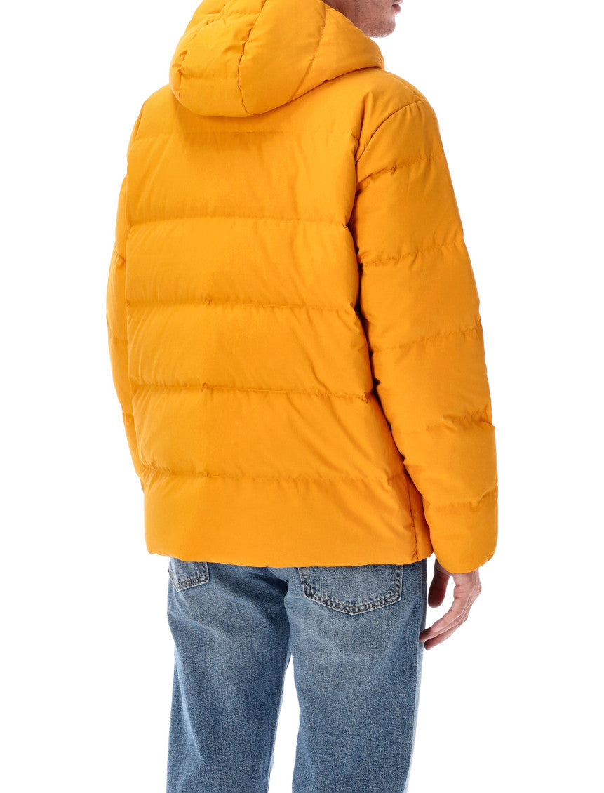 Yellow Quilted Hood Jacket 2