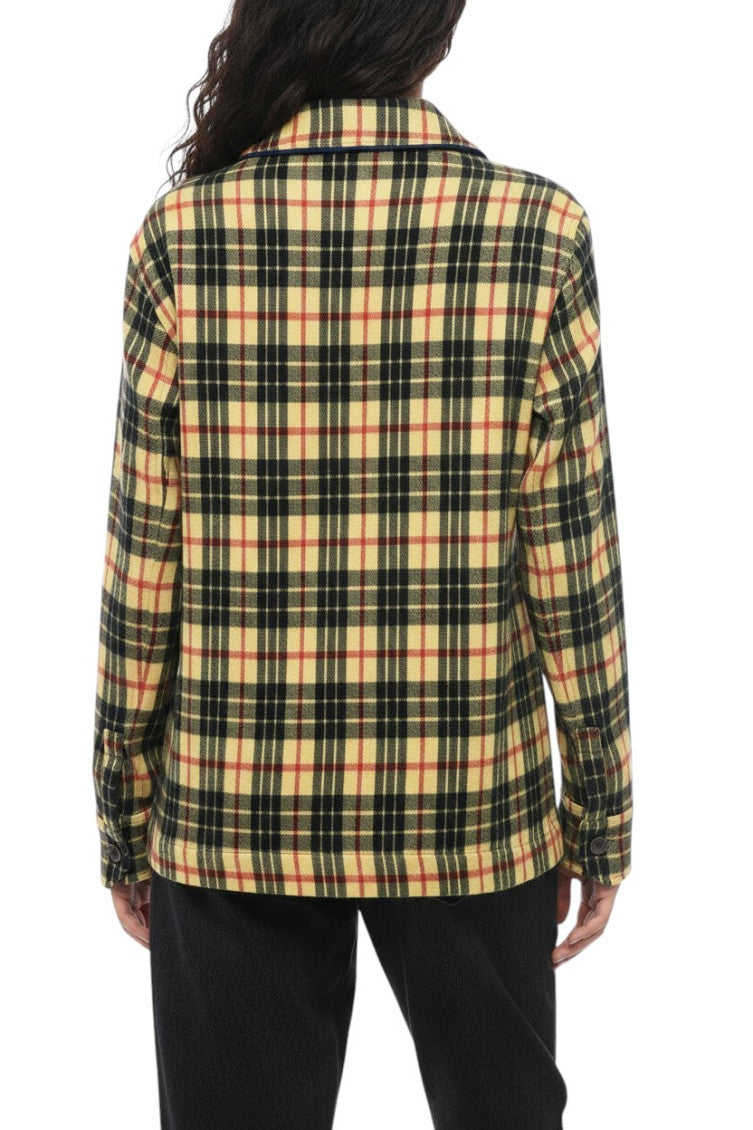 Yellow Regular Checks Shirt 2