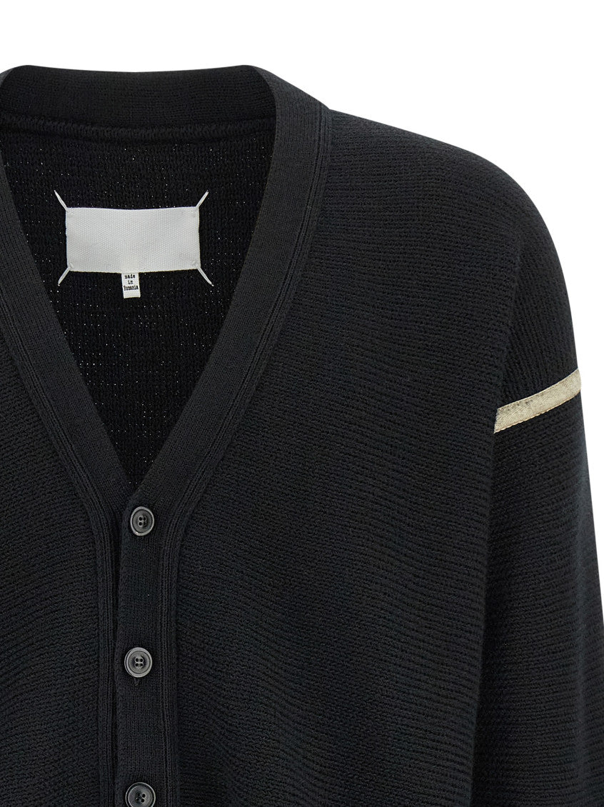Black Wool Cardigan 3