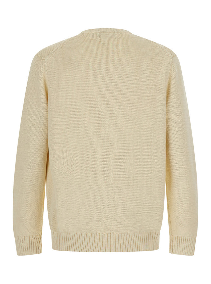 Off White Crew Neck Sweater 2