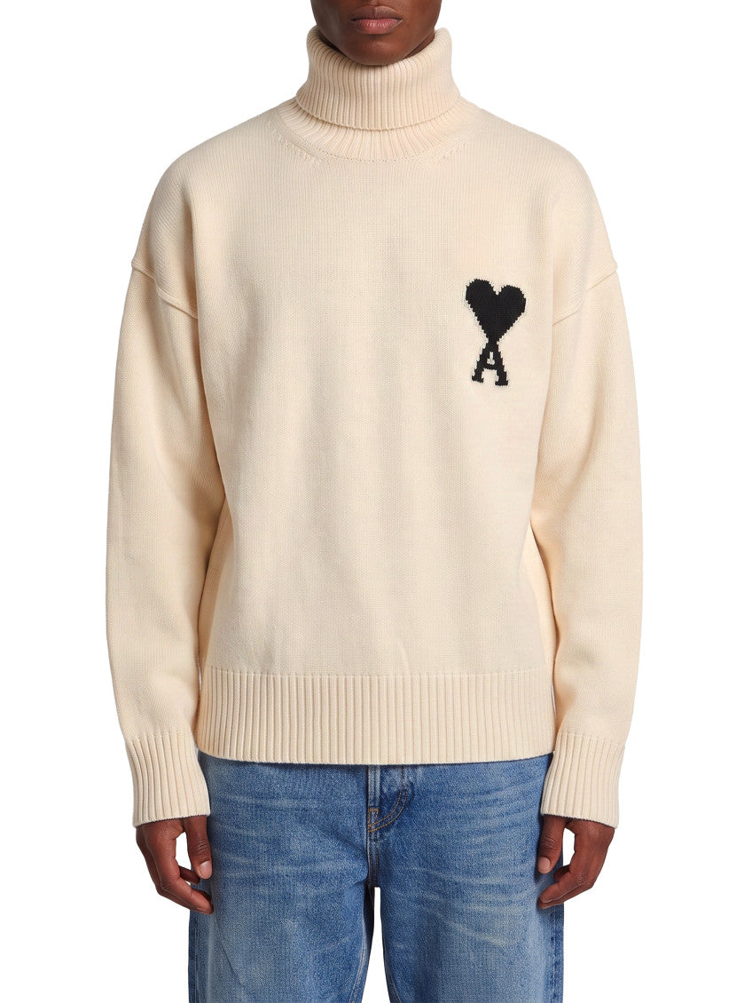 Off White Turtle Neck Sweater 1