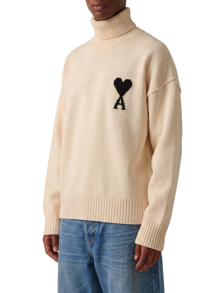 Off White Turtle Neck Sweater 2