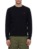 Black Crew Neck Sweater 1