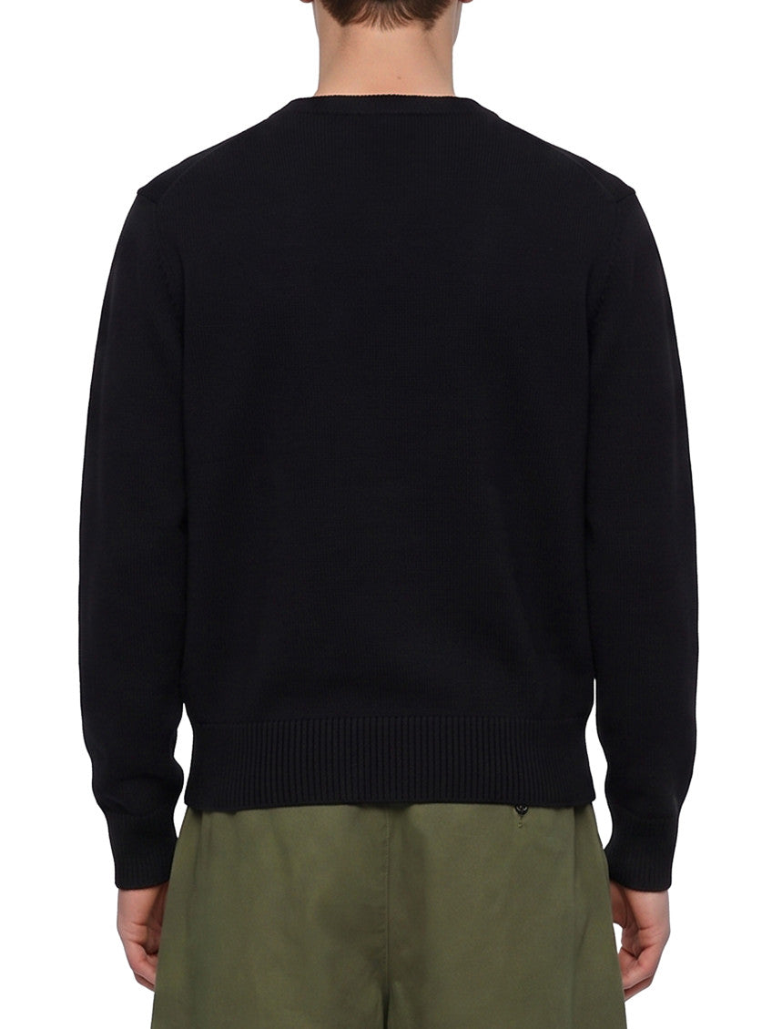 Black Crew Neck Sweater 2