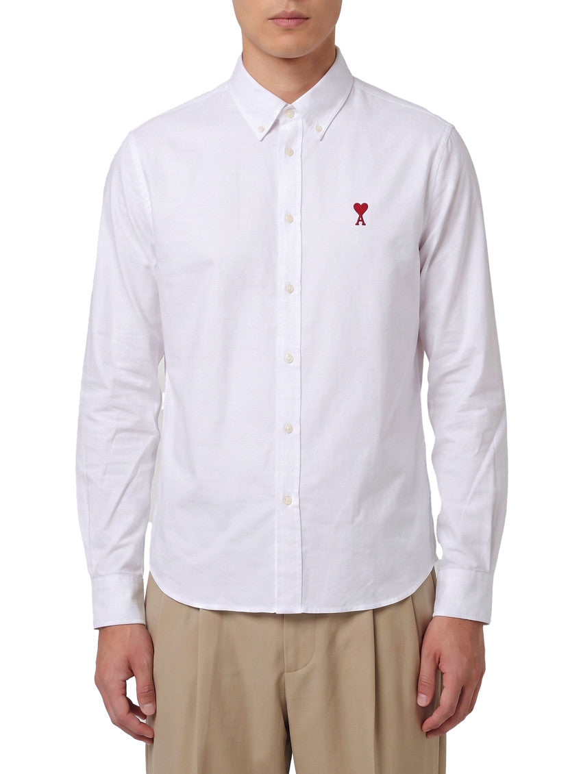 White Logo Oxford Shirt 1