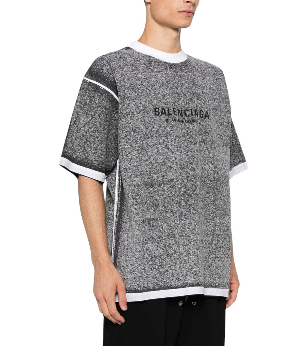 Grey Relaxed Logo T-Shirt 2