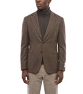 Brown Single Breasted Blazer 1