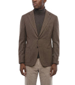 Brown Single Breasted Blazer 1