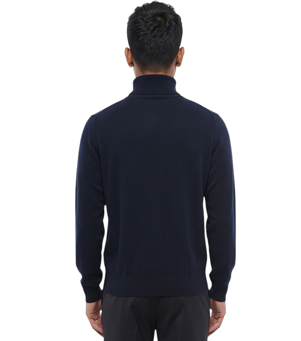 Navy Blue Turtle Neck Sweater 2