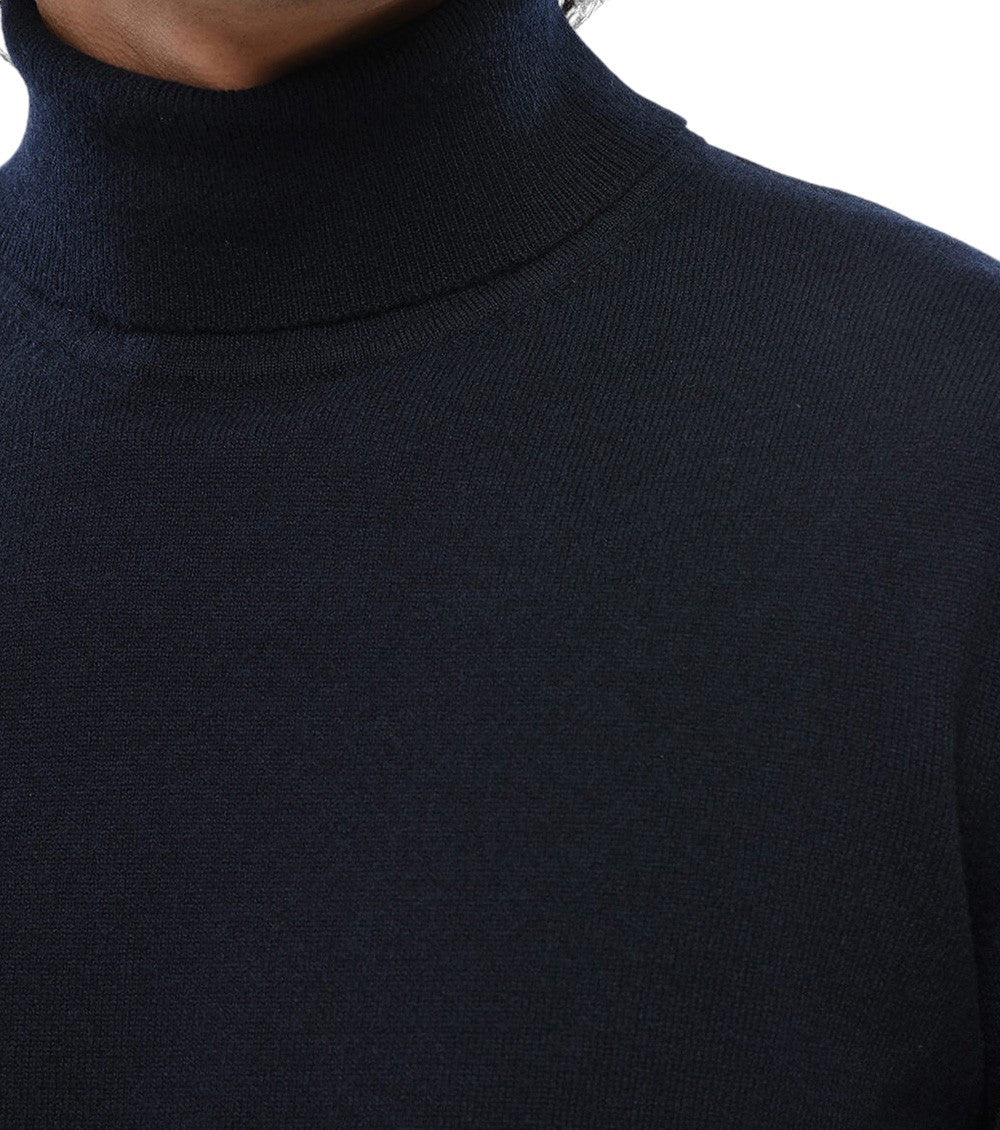 Navy Blue Turtle Neck Sweater 3