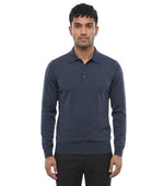 Navy Blue Polo Sweater 1