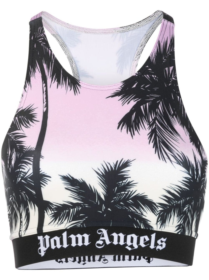 Purple Pink Sunset Logo Sport Top 1