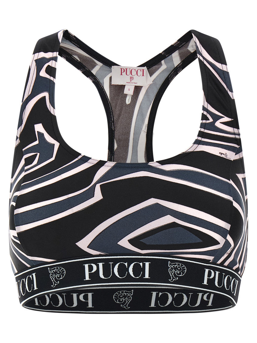 Black Printed bra 1