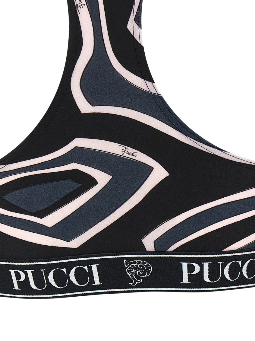Black Printed bra 4