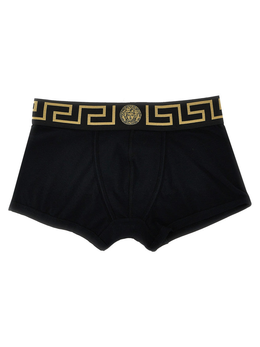 Black 'Greca' boxers 1
