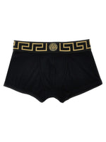 Black 'Greca' boxers 1