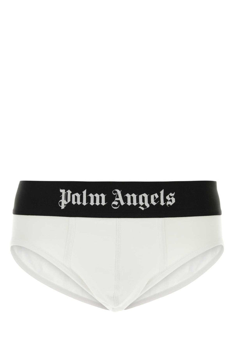 White Stretch Cotton Brief Set of 2 1
