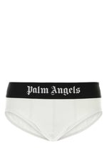 White Stretch Cotton Brief Set of 2 1