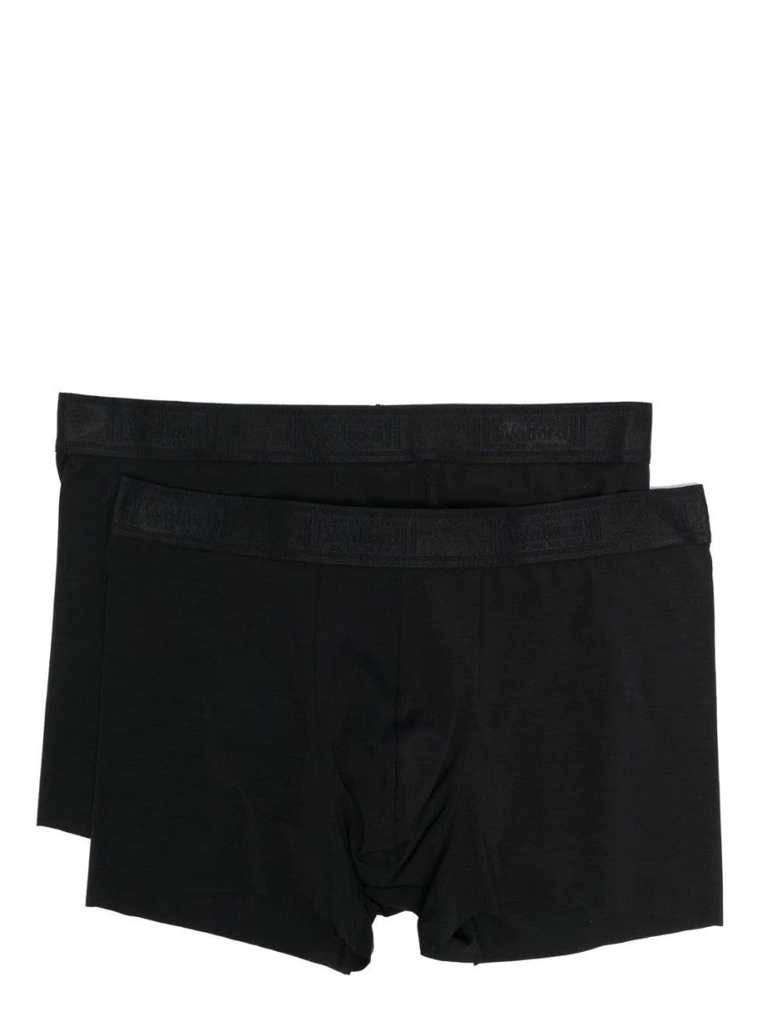 Black Logo-waistband Boxers Set Of 2 1