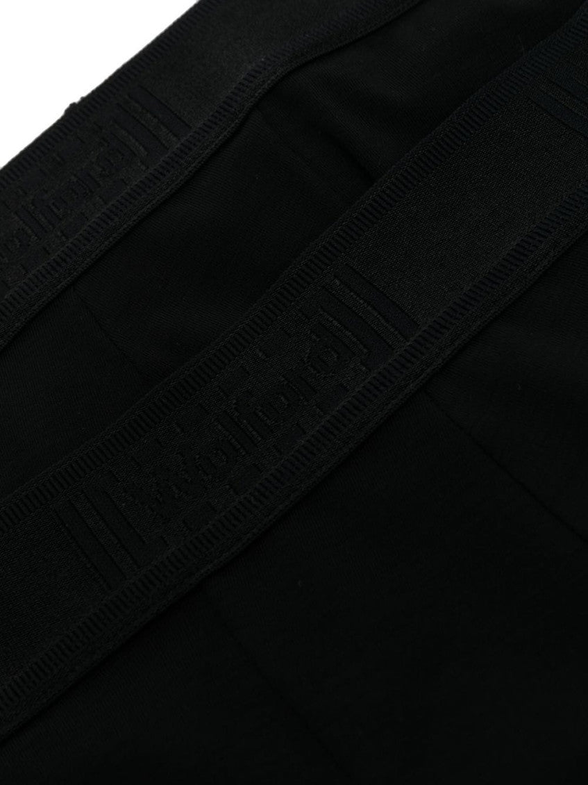 Black Logo-waistband Boxers Set Of 2 4