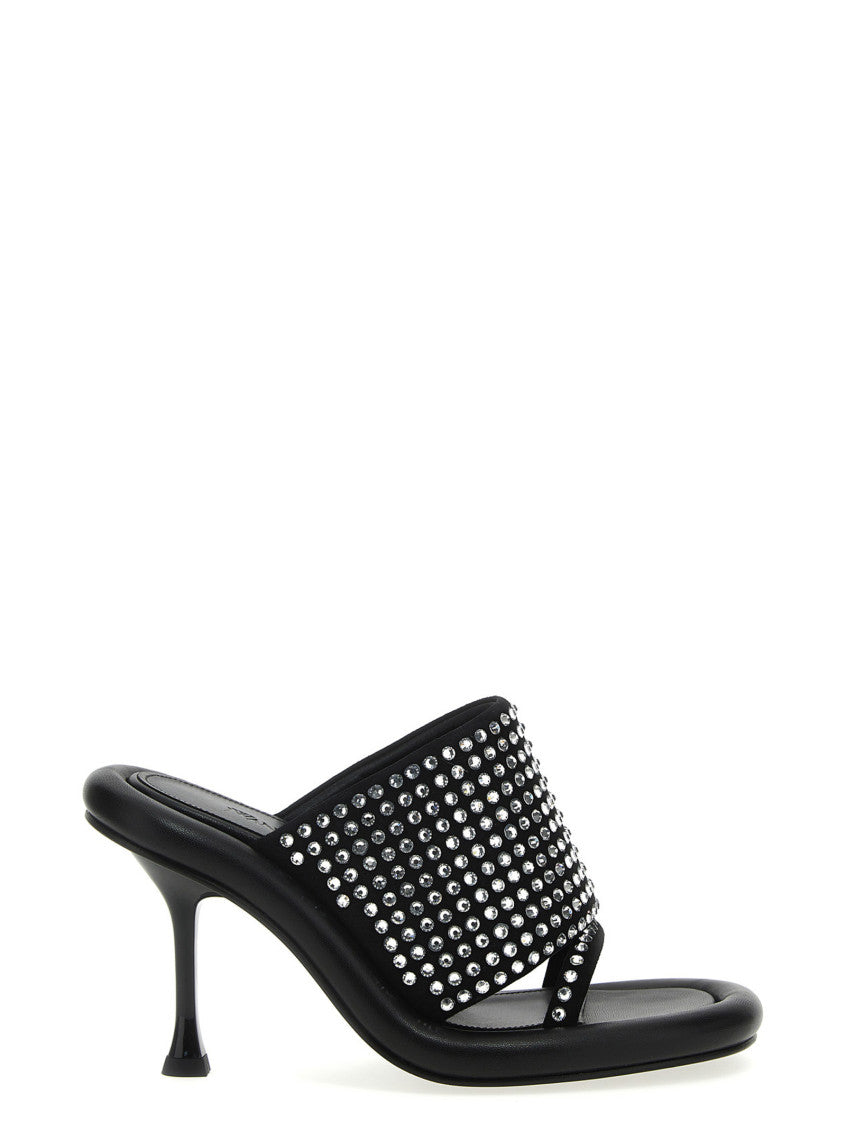 Black Bumber Crystal Heels 1