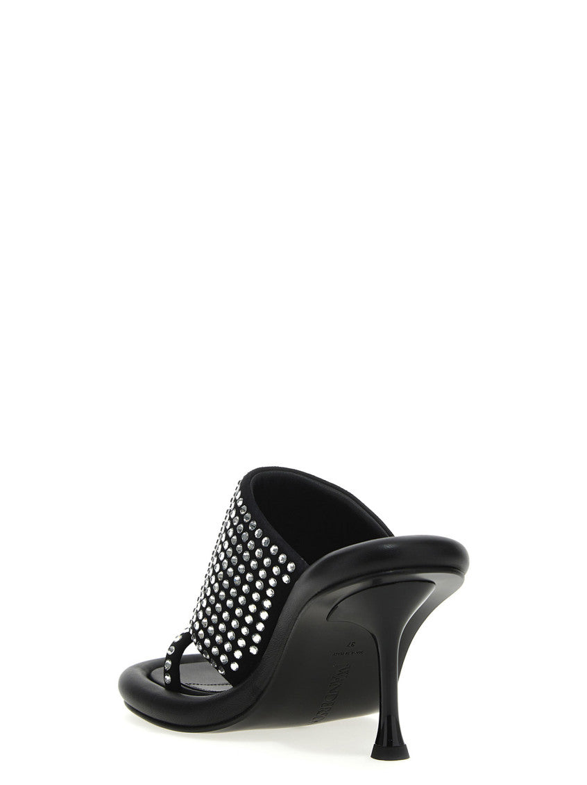 Black Bumber Crystal Heels 2