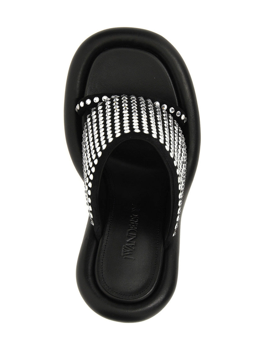 Black Bumber Crystal Heels 3
