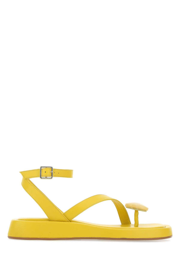 Orange Open Toe Sandals 1