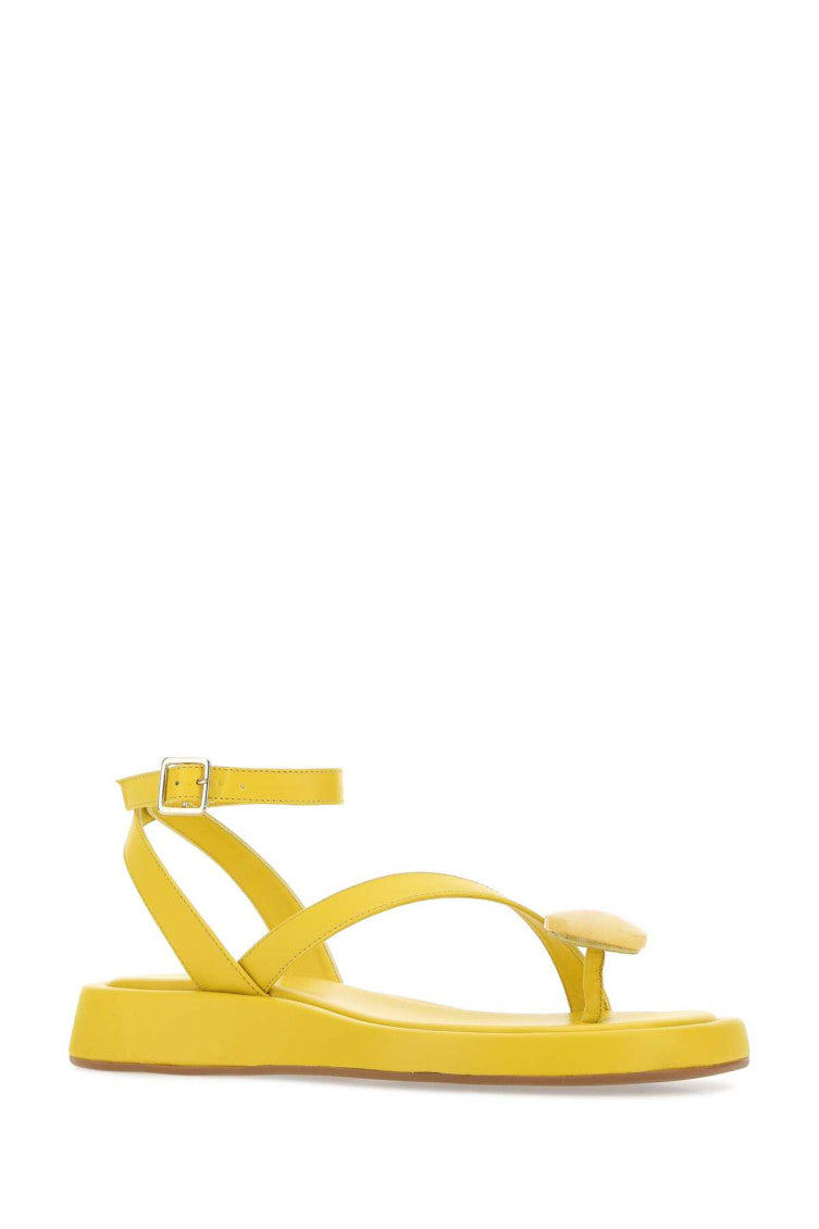 Orange Open Toe Sandals 2