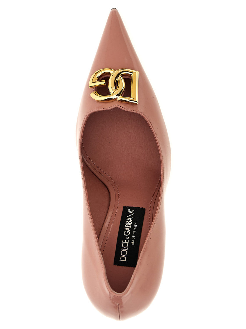 Pink Leather Pumps 4