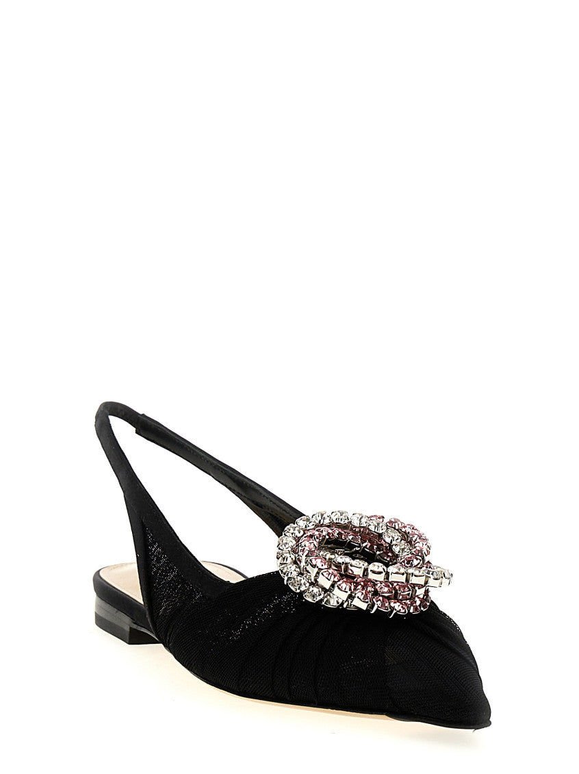 Black Galaxy Ballet Flats 2