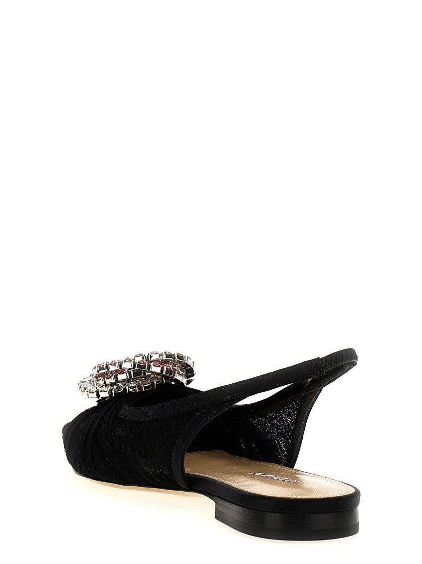 Black Galaxy Ballet Flats 3