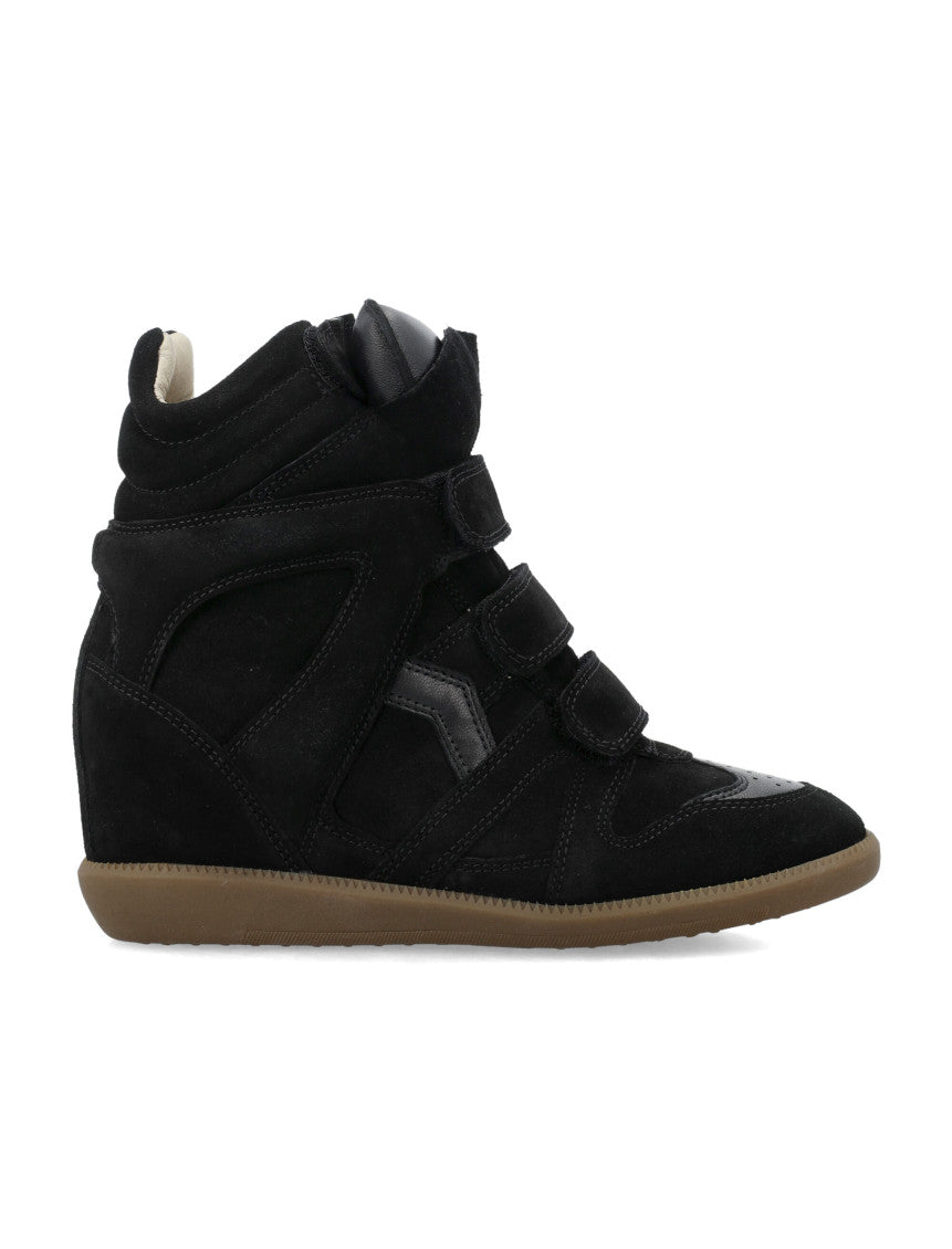 Black Bekett Leather Sneakers 1