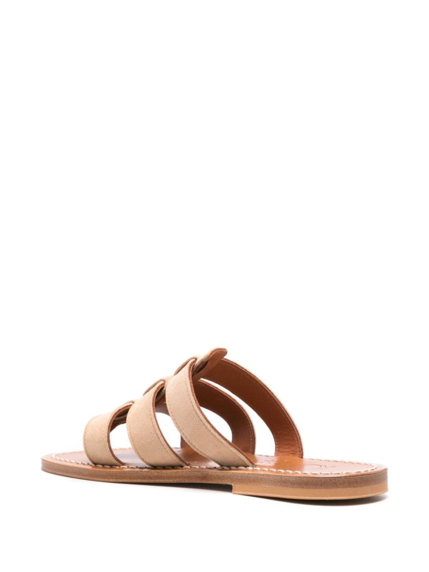 Beige Slip-On Sandals 2